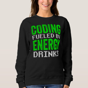 Sudadera Codificación alimentada por código de bebidas ener