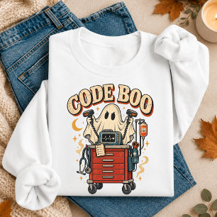 Sudadera Código Boo Halloween Enfermera Médica