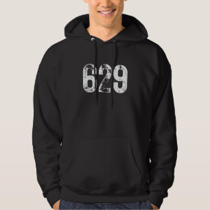 Sudadera Código de área 629 Nashville TN Teléfono móvil Áre