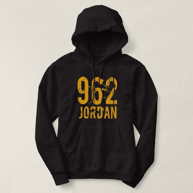 Sudadera Código de área de Jordania 962 (Diseño del anverso)