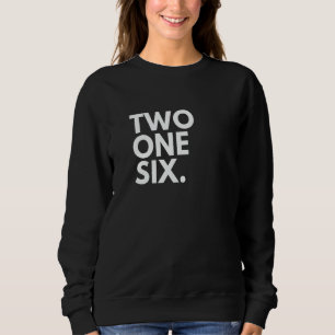 Sudadera Código de área DOS UNO SEIS 216 Cleveland OH Ohio