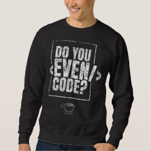 Sudadera Código de codificación de software programador de