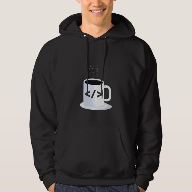 Sudadera Código de programación divertida de Java Coding Co (Anverso)