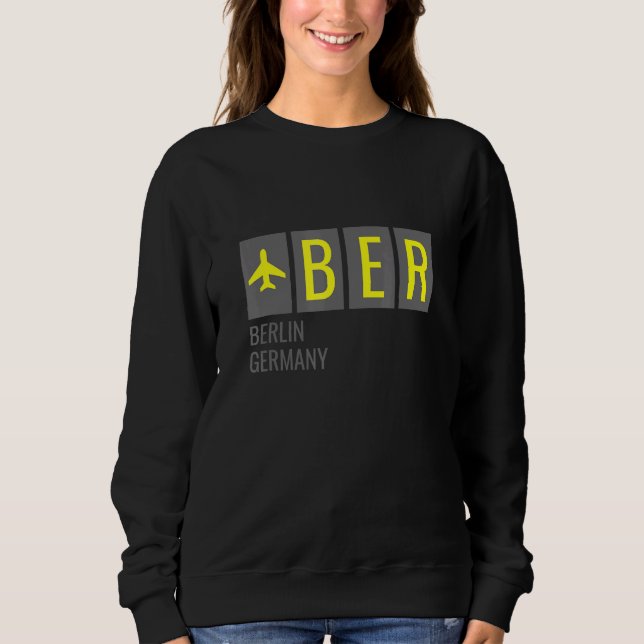 Sudadera Código del Aeropuerto de Berlín (Anverso)