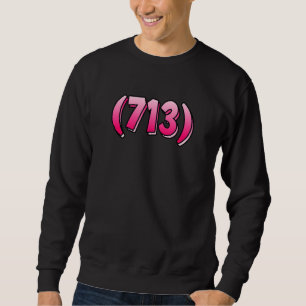 Sudadera Código del Área 713 de Texas Houston Pasadena Pear