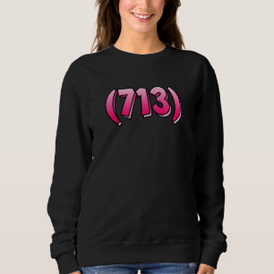 Sudadera Código del Área 713 de Texas Houston Pasadena Pear