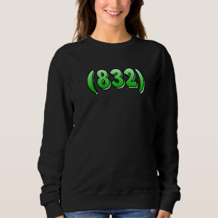 Sudadera Código del Área 832 de Texas Houston Pasadena Pear