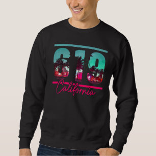 Sudadera Código del área de California 619 San Diego Vintag