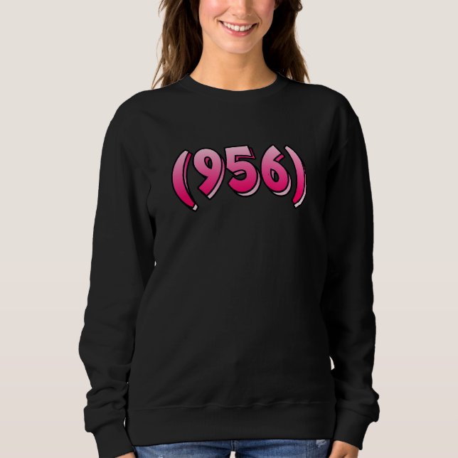 Sudadera Código del área de Texas 956 Laredo Brownsville Mc (Anverso)