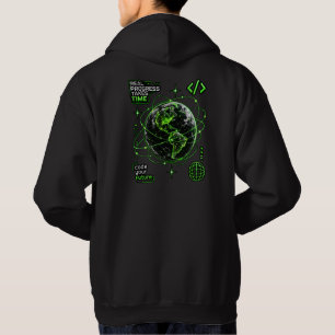 Sudadera Código Futuro Globo de Neón