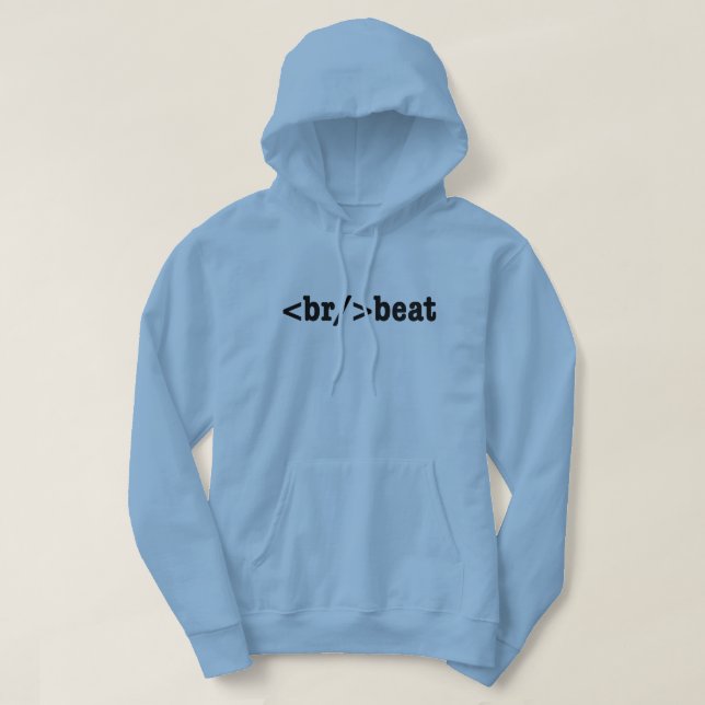 Sudadera código HTML de salto (Diseño del anverso)