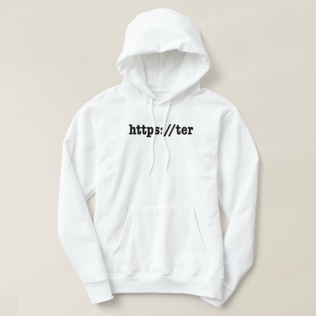 Sudadera código https://ter (Diseño del anverso)