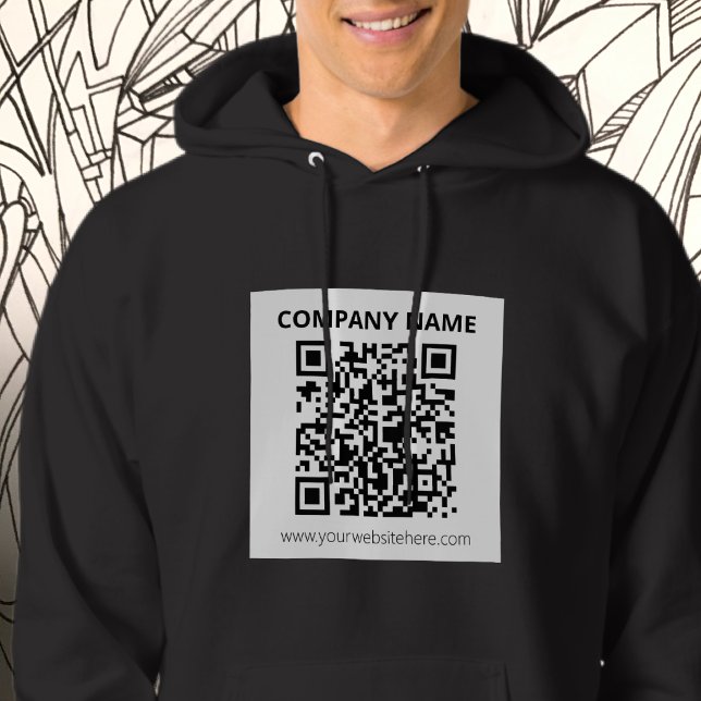 Sudadera Código QR editable y diseño personalizable simple (Subido por el creador)
