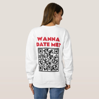 Sudadera Código QR Personalizado – Quieres Salir conmigo/Ca