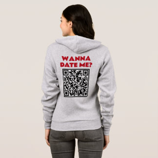 Sudadera Código QR Personalizado – Quieres Salir conmigo/Ca