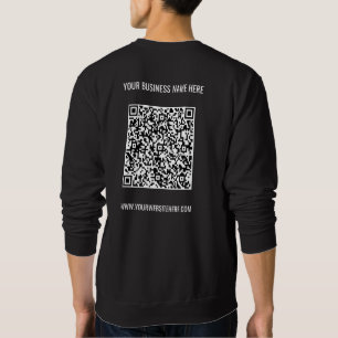 Sudadera Código QR y Personalizado Mensajes de texto para s