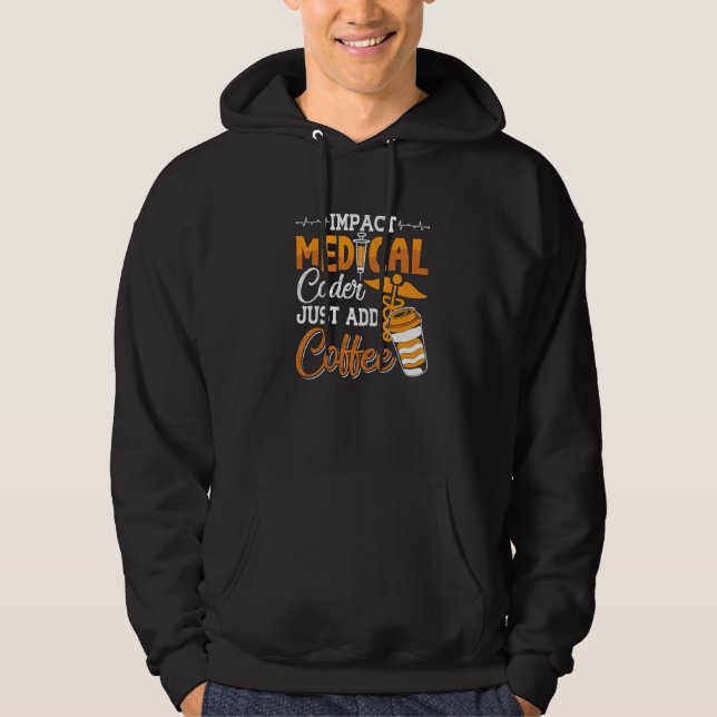 Sudadera Coding Assistant Programador Código médico simplem (Anverso)