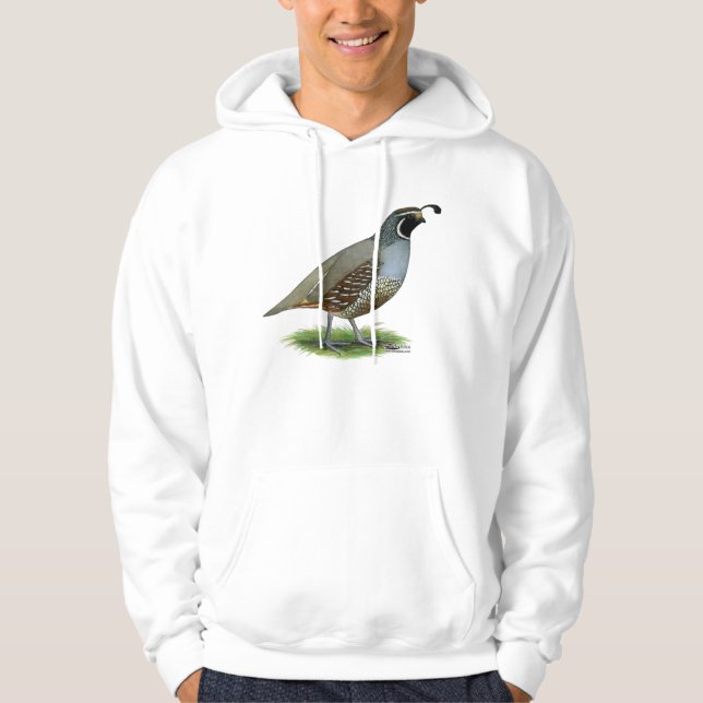 Sudadera Codornices del valle de California (Anverso)
