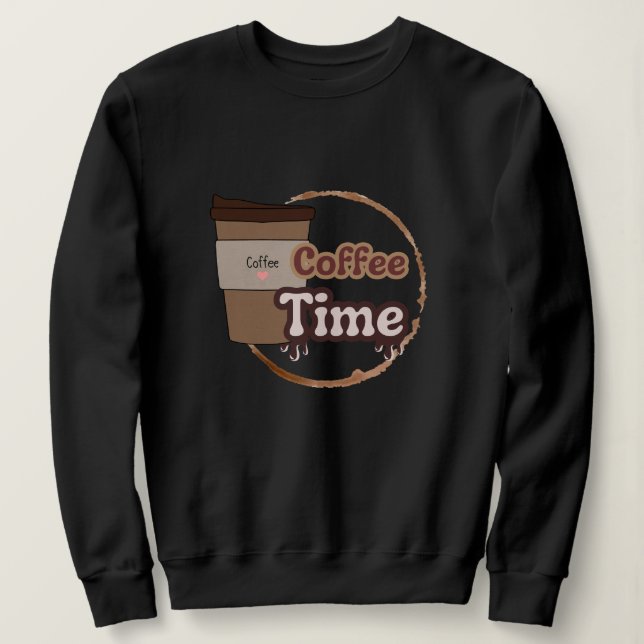 Sudadera coffee (Anverso del diseño)