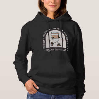 Sudadera Coffee and running lovers run club funny