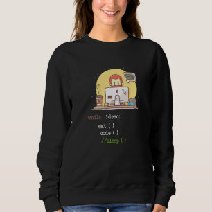 Sudadera Coffee Cat It Program Code Programmer Coder Comput