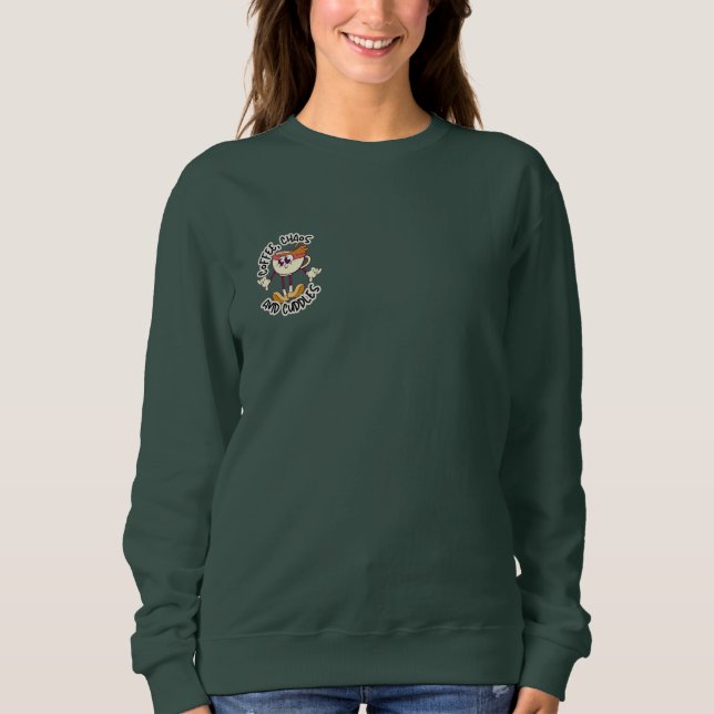 Sudadera Coffee divertido dulce de dulce para mamás (Anverso)