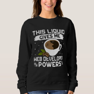 Sudadera Coffee Gives Me Web Developer Powers