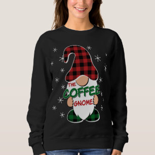 Sudadera Coffee Gnome Buffalo Plaid Mateo Familia Christine