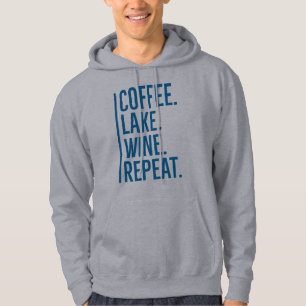 Sudadera Coffee Lake Wine Repeat T-Shirt