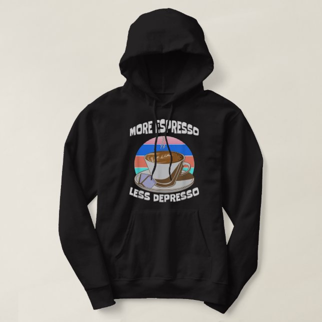 Sudadera Coffee Lovers Funny Espresso café freak junkie c (Diseño del anverso)