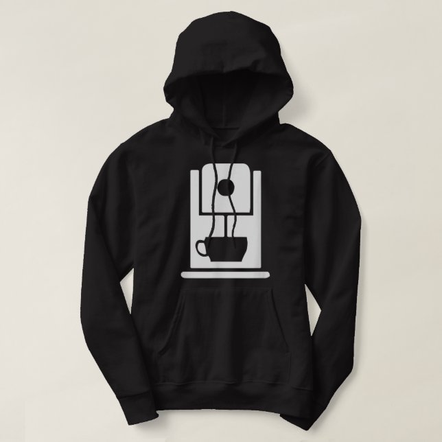 Sudadera Coffee Machine Cafe Worker Uniform (Diseño del anverso)