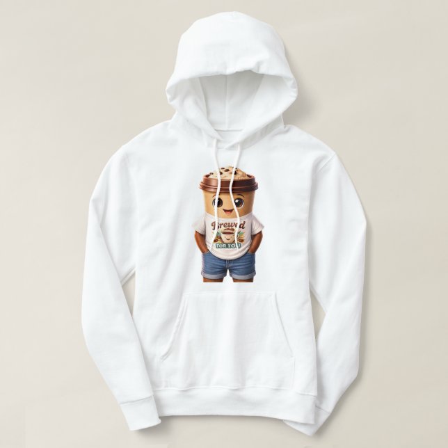 Sudadera Coffee Man – Fun Design for True Caffeine Kings (Diseño del anverso)