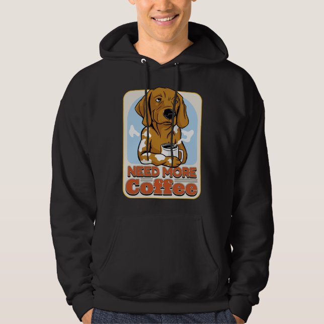 Sudadera Coffee Quote Coffee  Cappuccino I Love Coffee (Anverso)