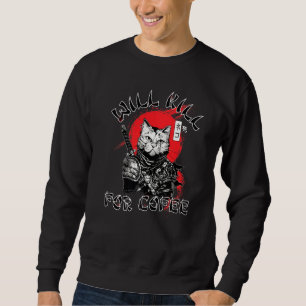 Sudadera Coffee Samurai Cat