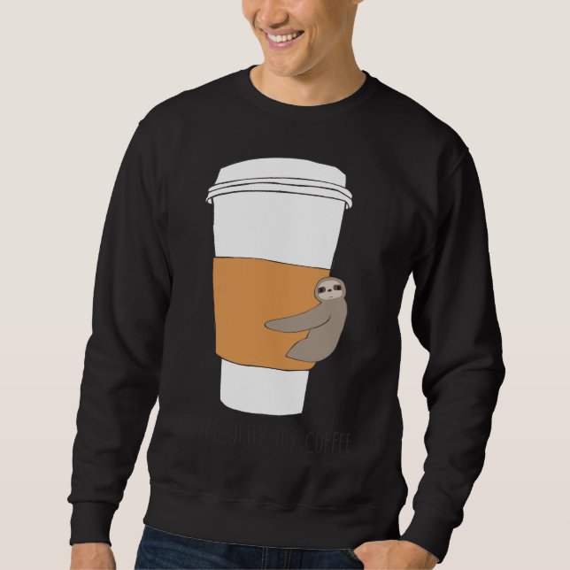 Sudadera Coffee Sloth Long (Anverso)