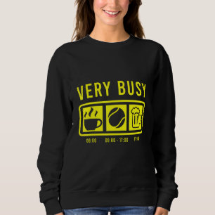 Sudadera Coffee Tennis Beer Court Ball Racket Match Coach S