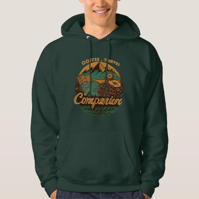 Sudadera Coffee Travel Companion Mountain Adventure Sweatsh (Anverso)