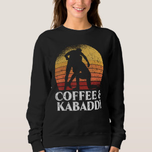 Sudadera Coffee Y Kabaddi Equipo Deportivo Del Equipo De Ju