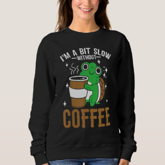 Sudadera Coffeeholic Caffeine Cute Turtle Coffee Lifestyle