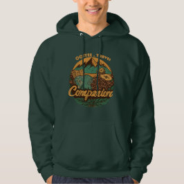 Sudadera Cofre de viaje de café Aventura de montaña Sudader