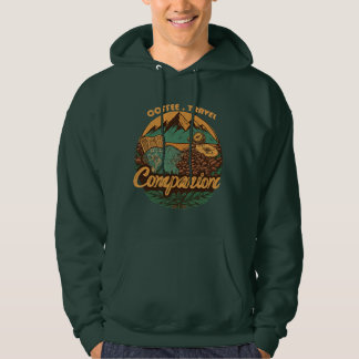 Sudadera Cofre de viaje de café Aventura de montaña Sudader