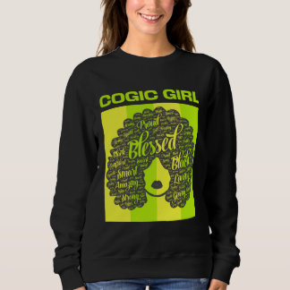 Sudadera COGIC Girl Christian Woman Afro
