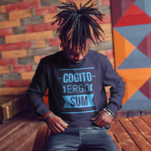 Sudadera Cogito ergo sum - frase latina