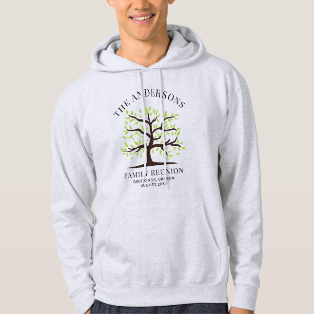 Sudadera Coincidencia de árbol genealógico genealógico de f (Anverso)