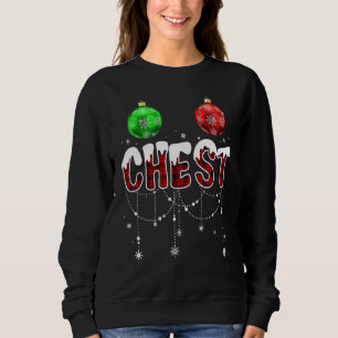 Sudadera Coincidencia de nueces de pecho Parejas de Navidad