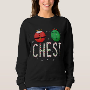 Sudadera Coincidencia de nueces de pecho Parejas de Navidad