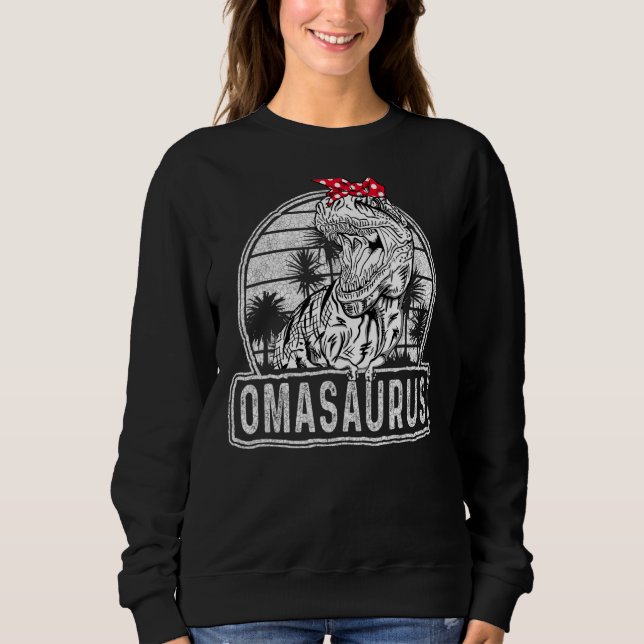 Sudadera Coincidencia de Omasaurus Rex Dinosaur Kid Saurus (Anverso)