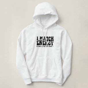 Sudadera coincido con la energía, así que cómo vamos a actu