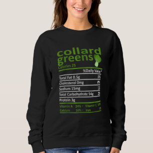 Sudadera Col rizada Nutrición Comida Disfraz de Acción de G