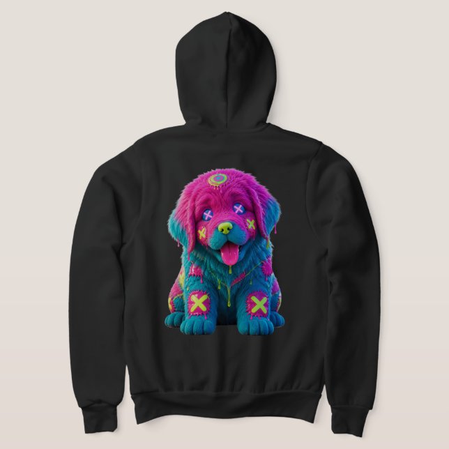 Sudadera Colapso de Newf de Neón (Distribución Reverso )